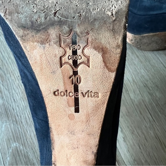 Dolce Vita Suede Wingtip Platform Oxford Shoe​ - Picture 4 of 7